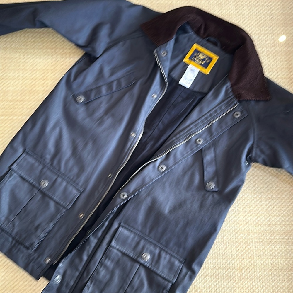 Designer kids waxed jacket from Jacadi Paris